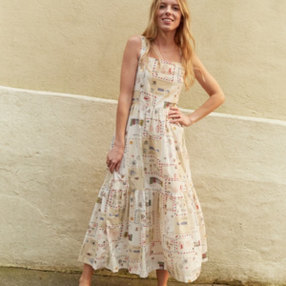 Pink Chicken women’s postcard dress NWOT size Small - Picture 4 of 5